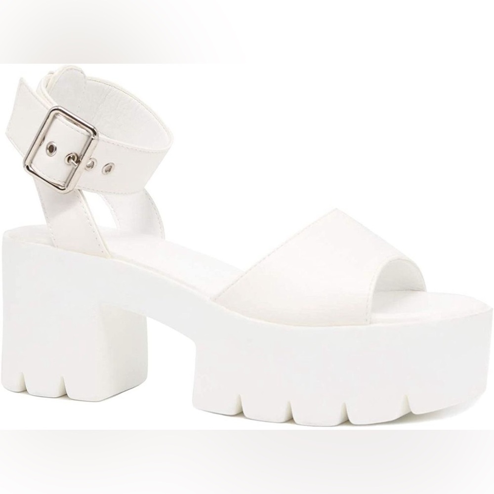 White Platform Sandals